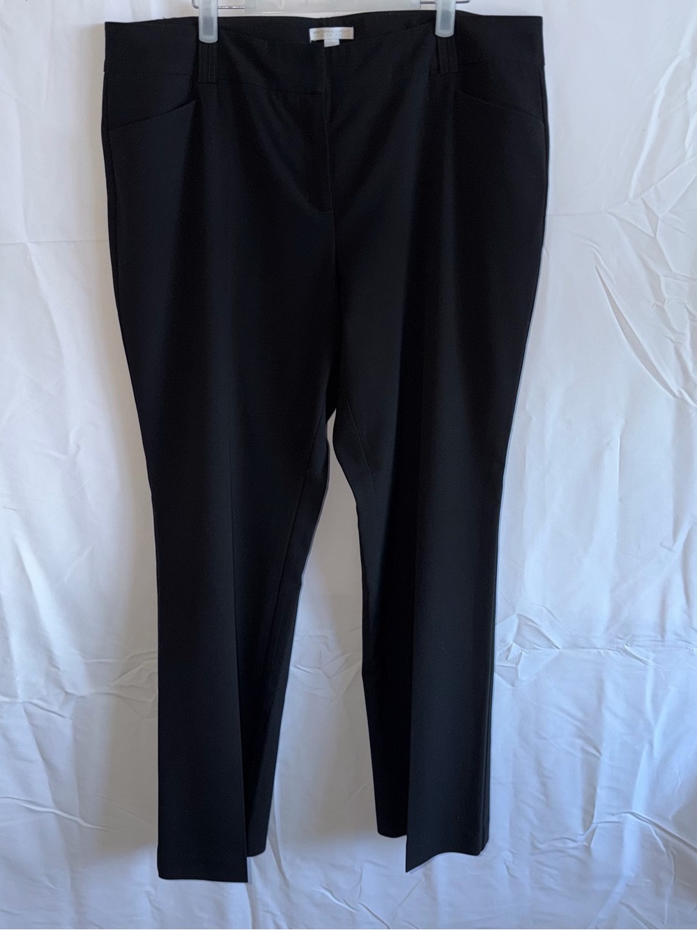 New York & Company Black Stretch Straight-Leg Pants